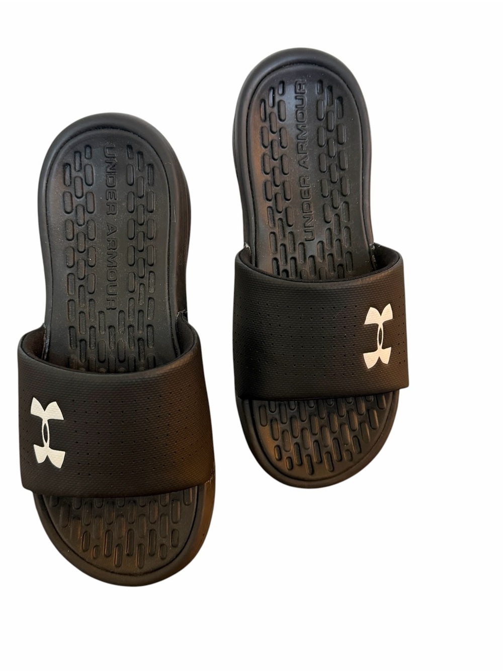 Under Armour Men's Black Slide Resortwear Beach Summer Sandals Sz U.S. 7/ EUR 40